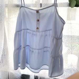 Light Blue Tank 🦋